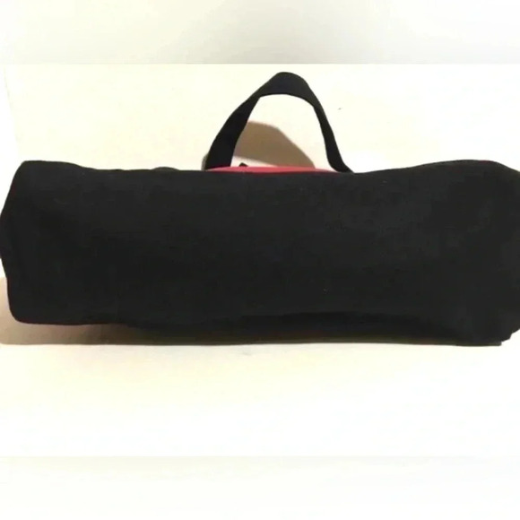 Michael Kors red & black canvas tote handbag - Picture 8 of 8